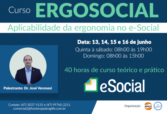 Ergosocial: Aplicabilidade da Ergonomia no e-Social (Realizado))